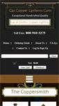 Mobile Screenshot of gascopperlanterns.com